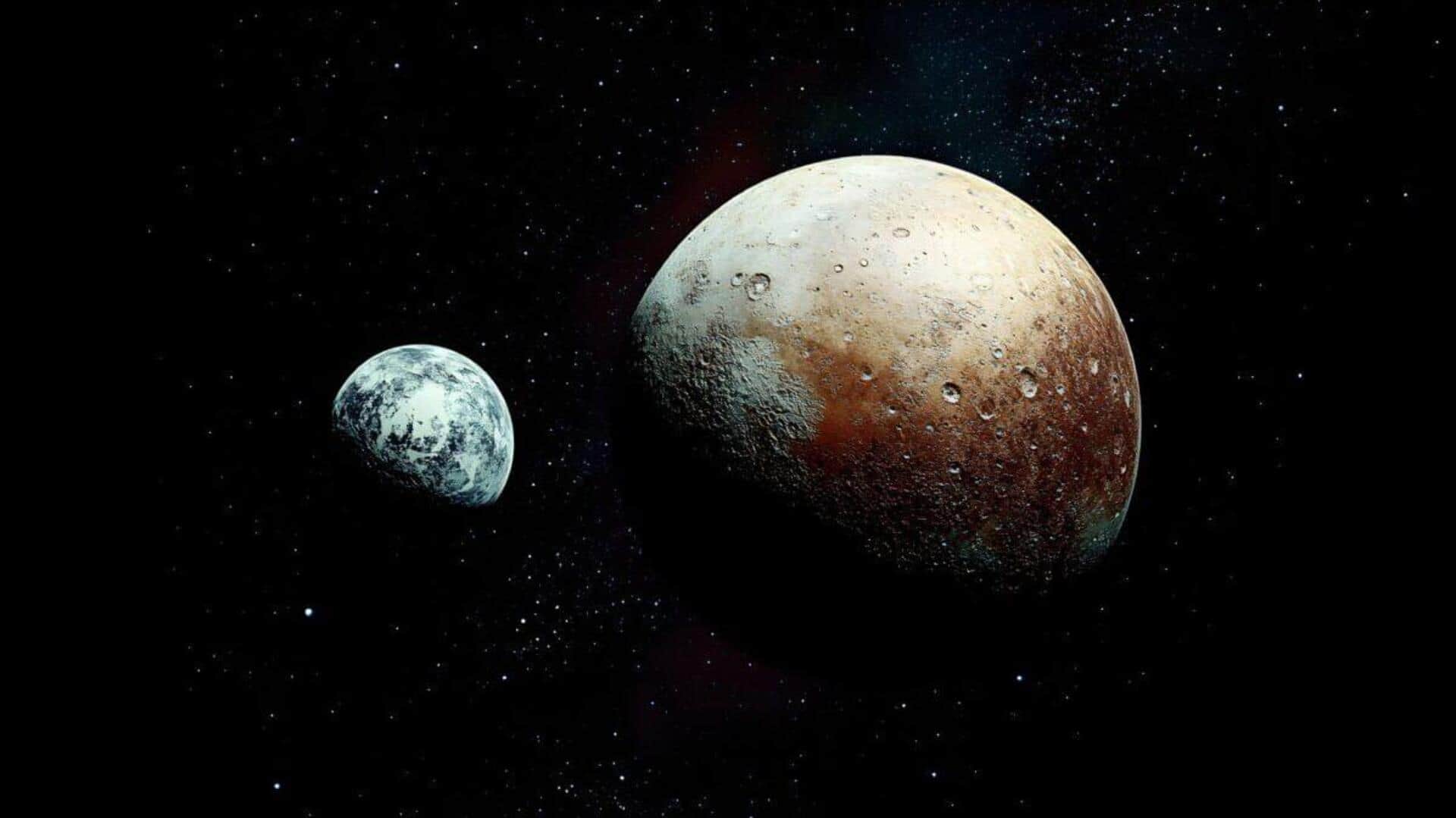 Interaksi Menarik antara Planet Kerdil dan Bulannya