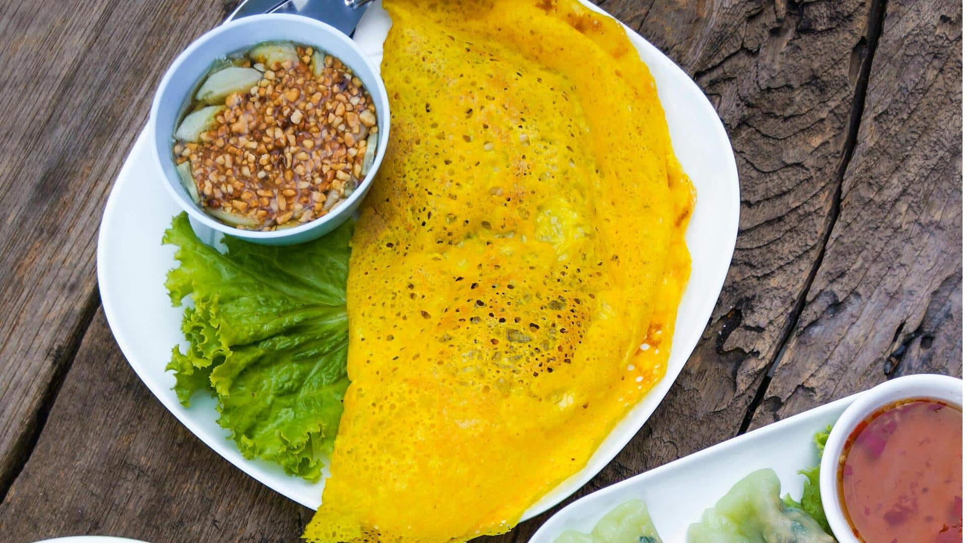 Banh Xeo Vietnam tanpa Telur: Panduan Membuat Crepe Gurih