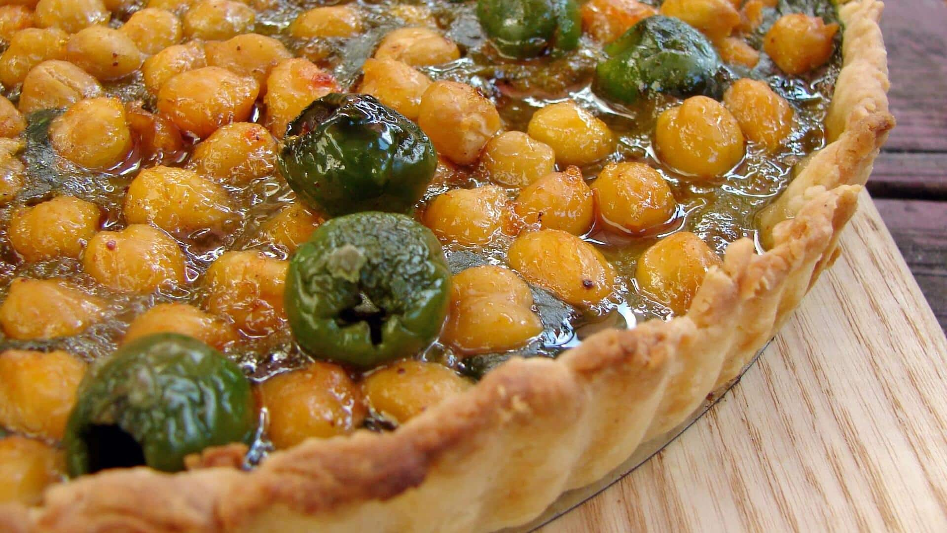 Tart Chickpea Dan Zaitun Ala Mediterania: Resep Lengkap