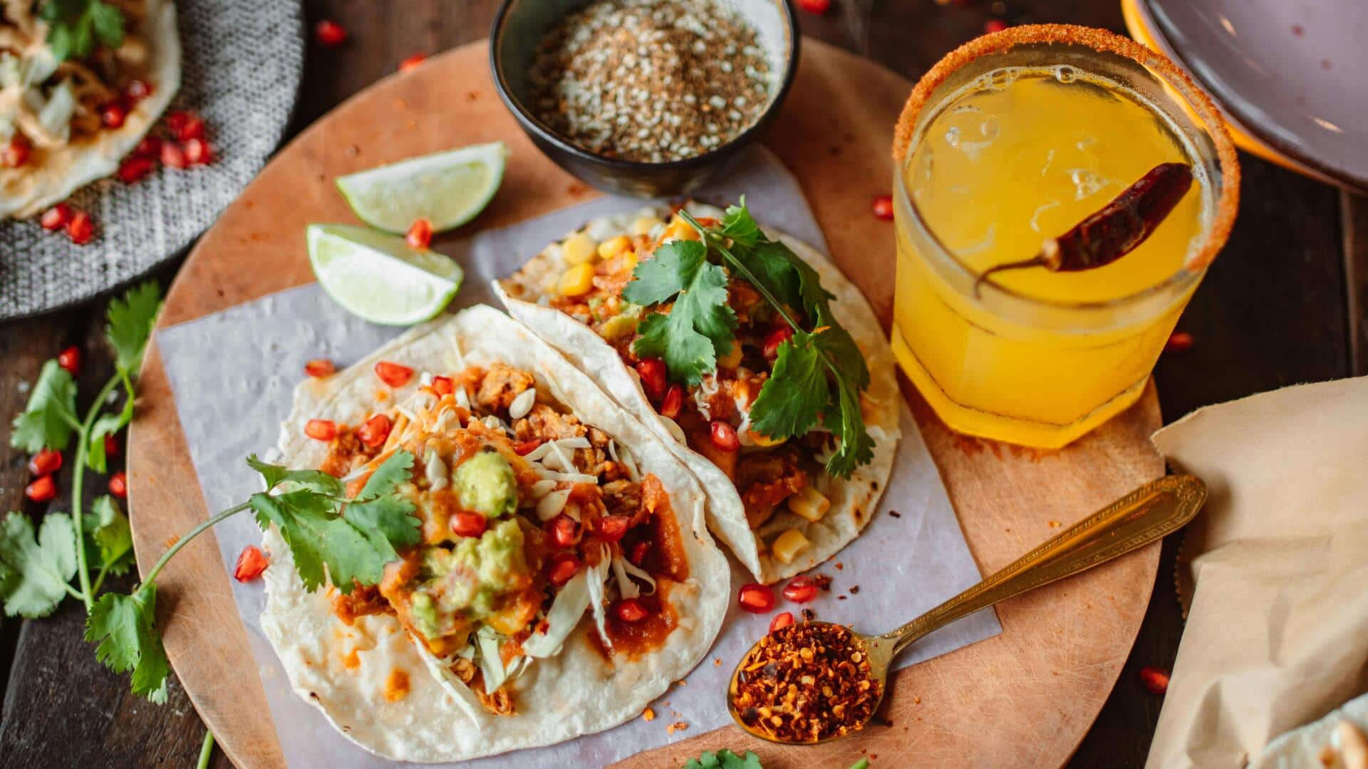 Taco Tofu dan Sambal Matah ala Indonesia