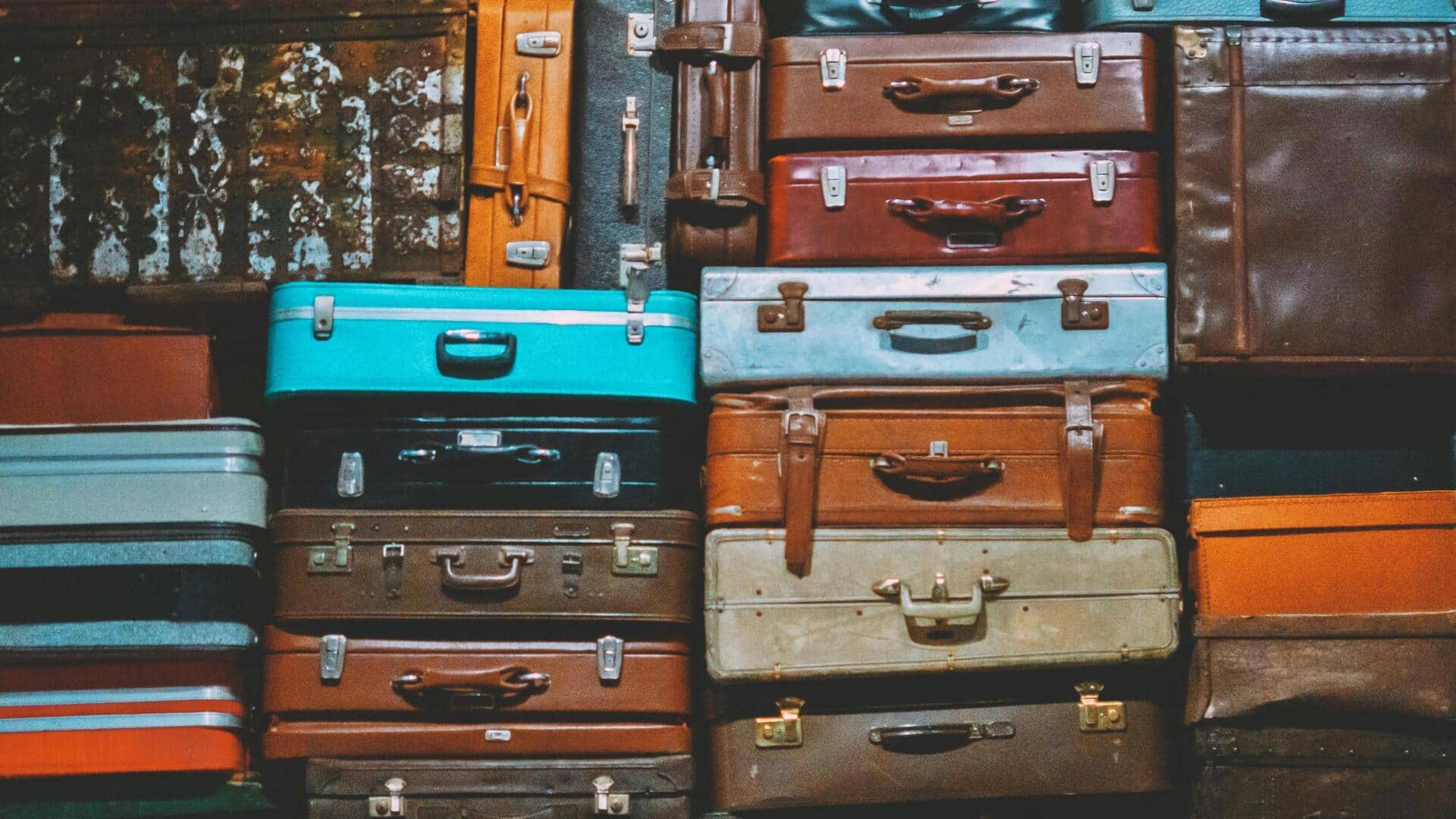 Dekorasi abadi dengan koper vintage Dekorasi abadi dengan koper vintage