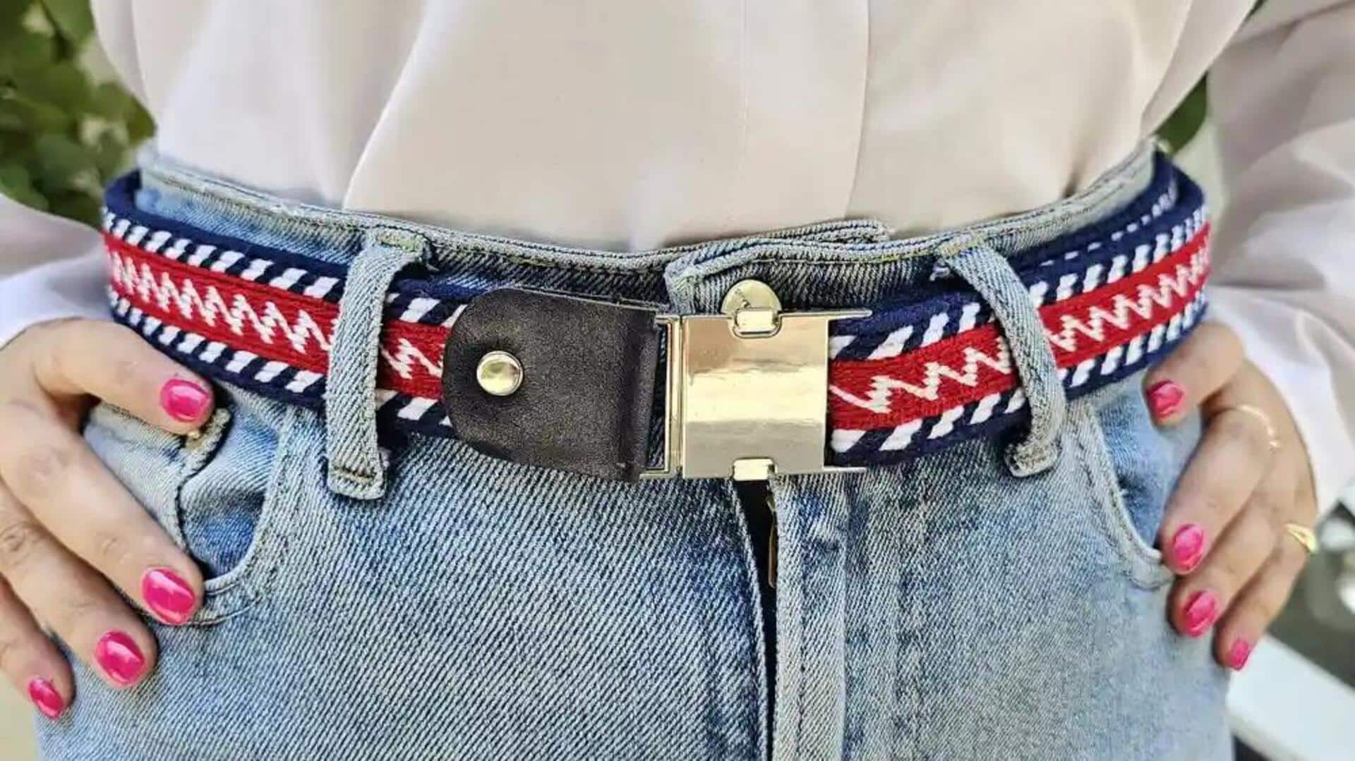 Gaya baru dengan sabuk tenun tangan ramah lingkungan
