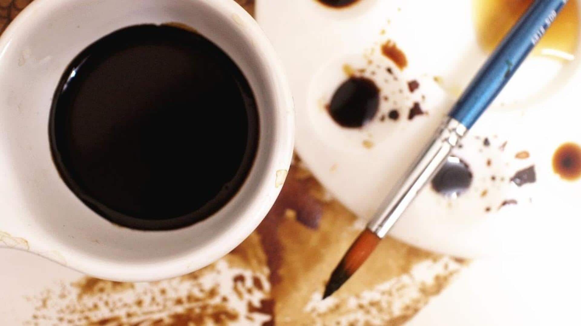 Lima Cara Kreatif Menggambar dengan Noda Kopi