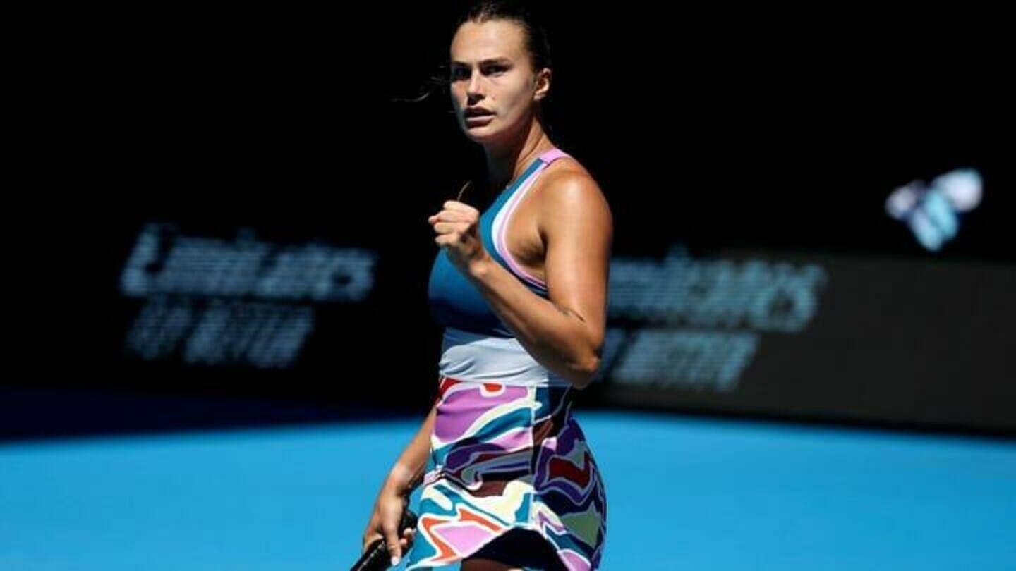 Australia Terbuka: Aryna Sabalenka mengalahkan Belinda Bencic, mencapai perempat final