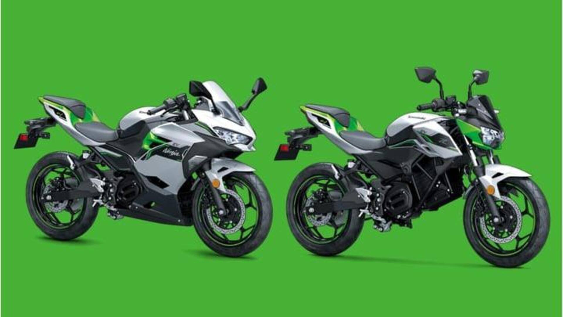 Motor listrik Kawasaki Ninja e-1 dan Z e-1 diluncurkan secara global