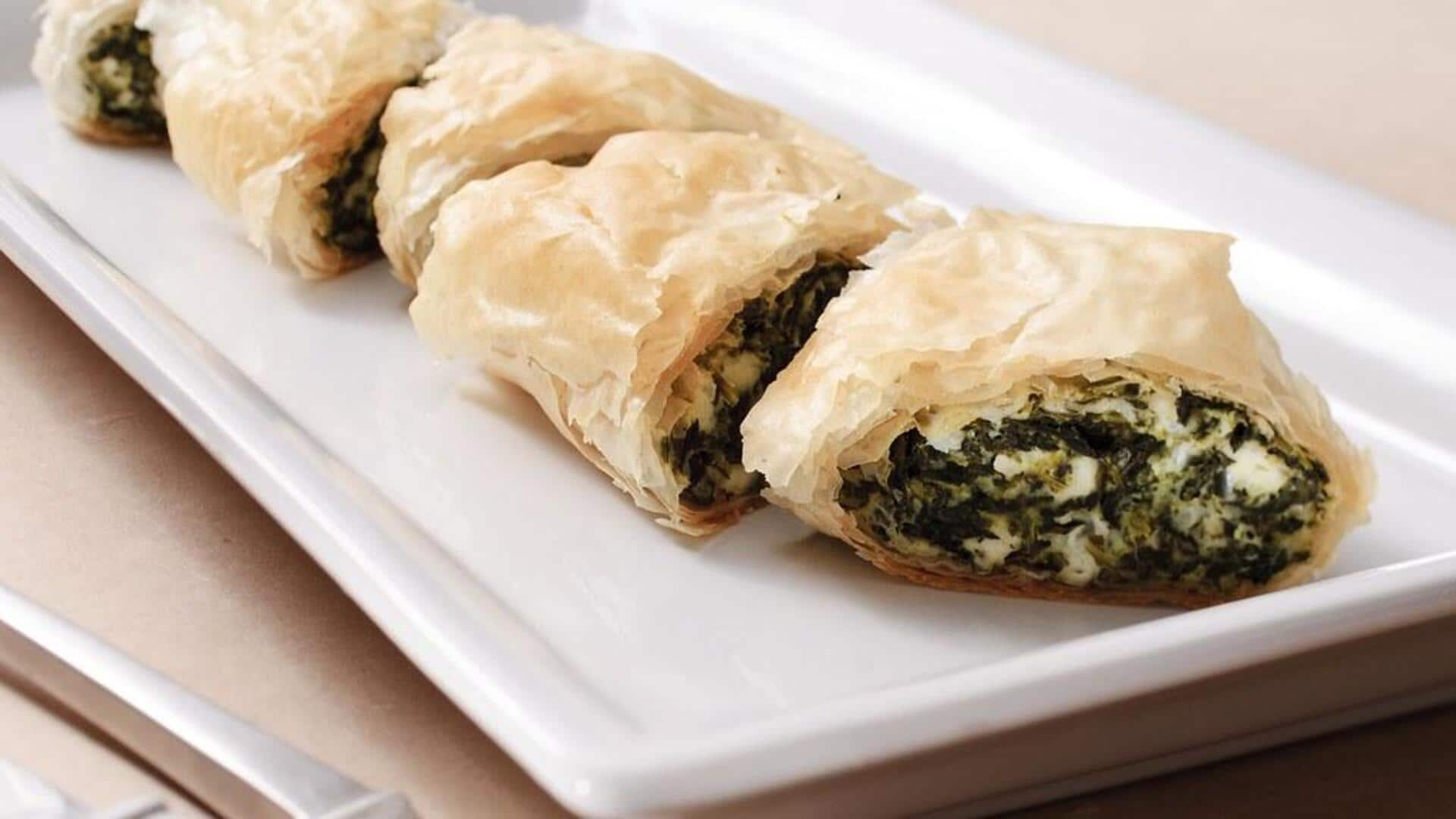 Panduan membuat Spanakopita Bobotie fusion Yunani-Afrika Selatan