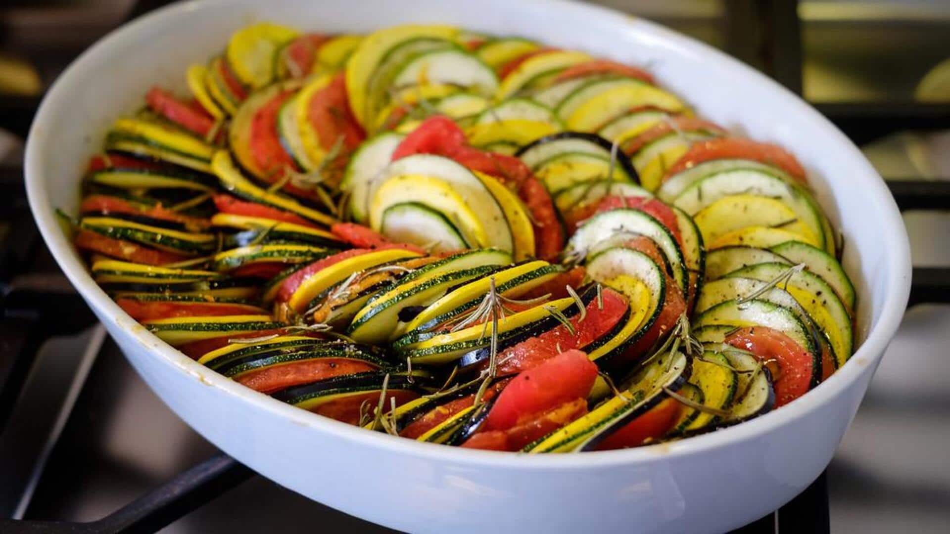 Panduan membuat Ratatouille Pastilla fusion Maroko-Prancis