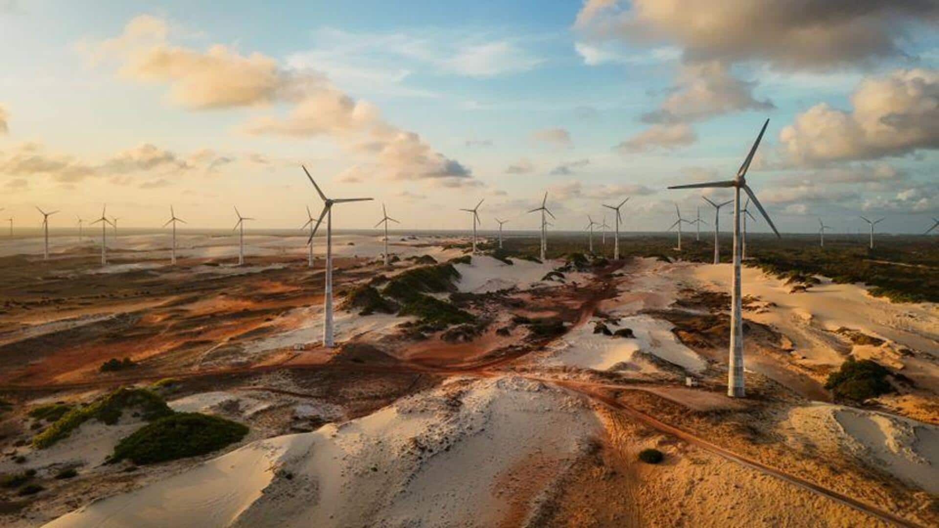 Energi Angin Mengubah Lanskap Gurun Dunia