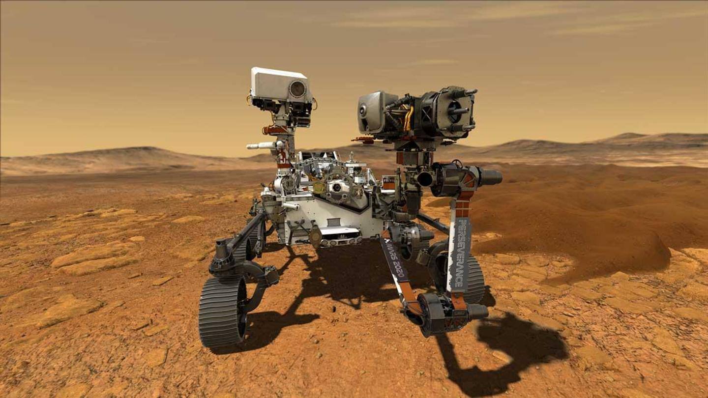 Rover Perseverance NASA merekam gemuruh pusaran angin Mars