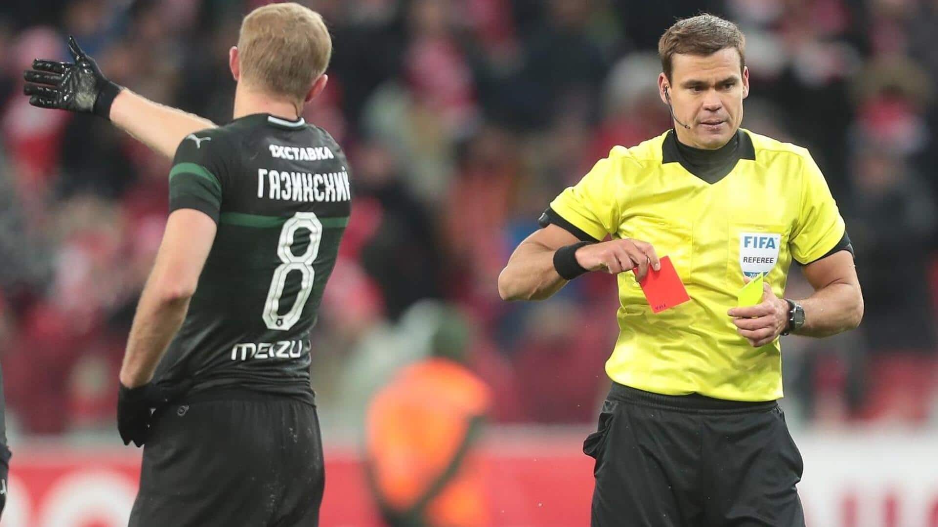 Sejarah kartu kuning dan merah dalam pertandingan sepak bola