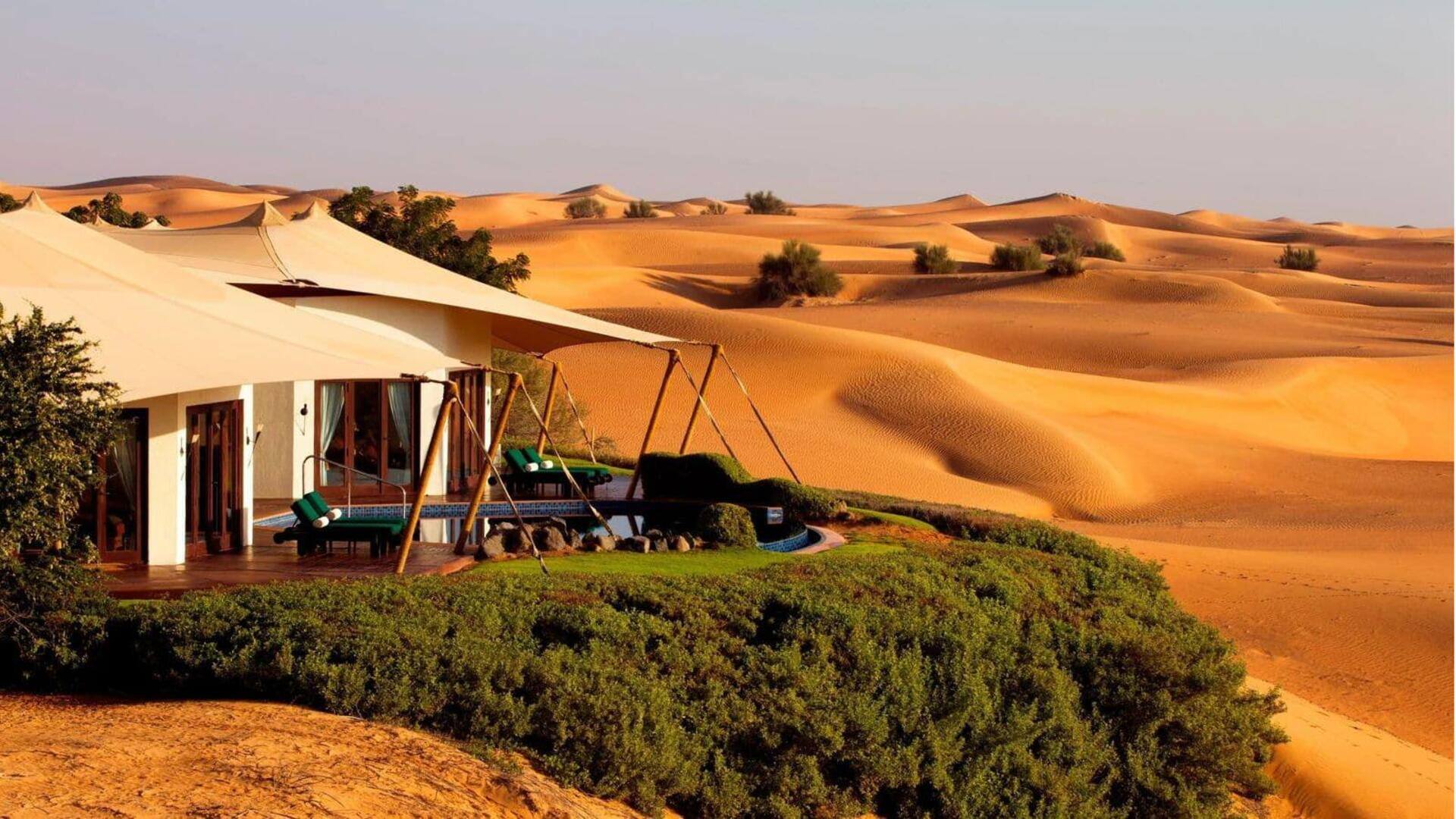 Ekstravaganza resor gurun Dubai: Akomodasi terbaik untuk masa menginap yang nyaman 