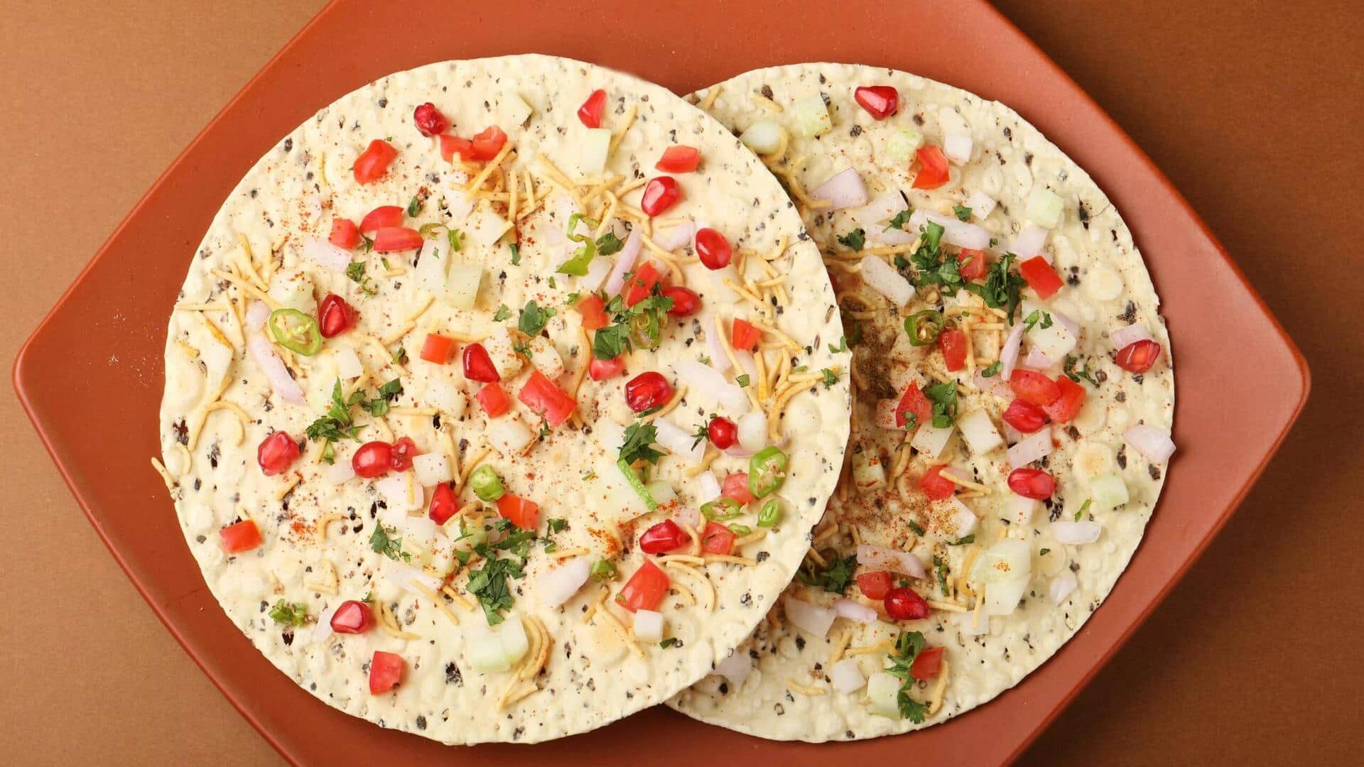 Topping Papad yang Unik dan Beragam dalam Kuliner India