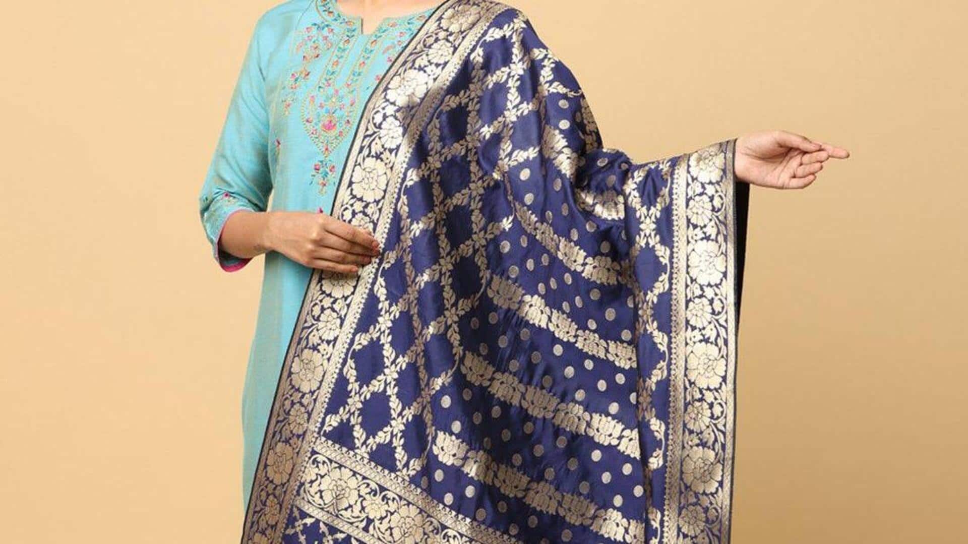 Gaya unik memakai Dupatta untuk setiap acara India