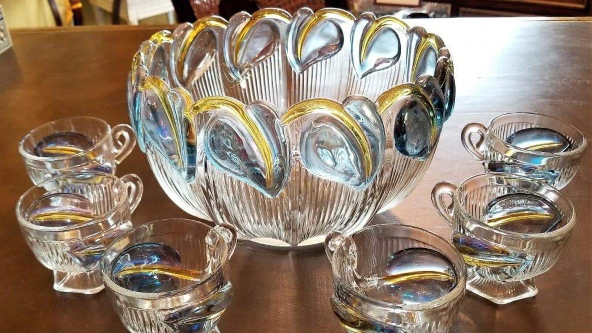 Art Deco Punch Bowl: Elegansi Sosial Yang Glamor