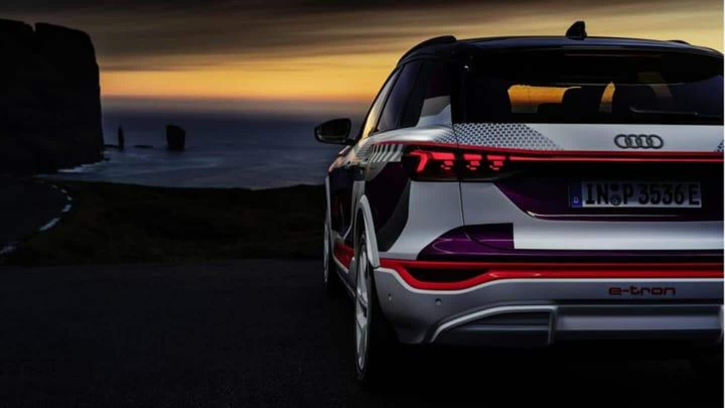 Lampu belakang OLED baru Audi akan memperingatkan pengemudi lain tentang penghalang