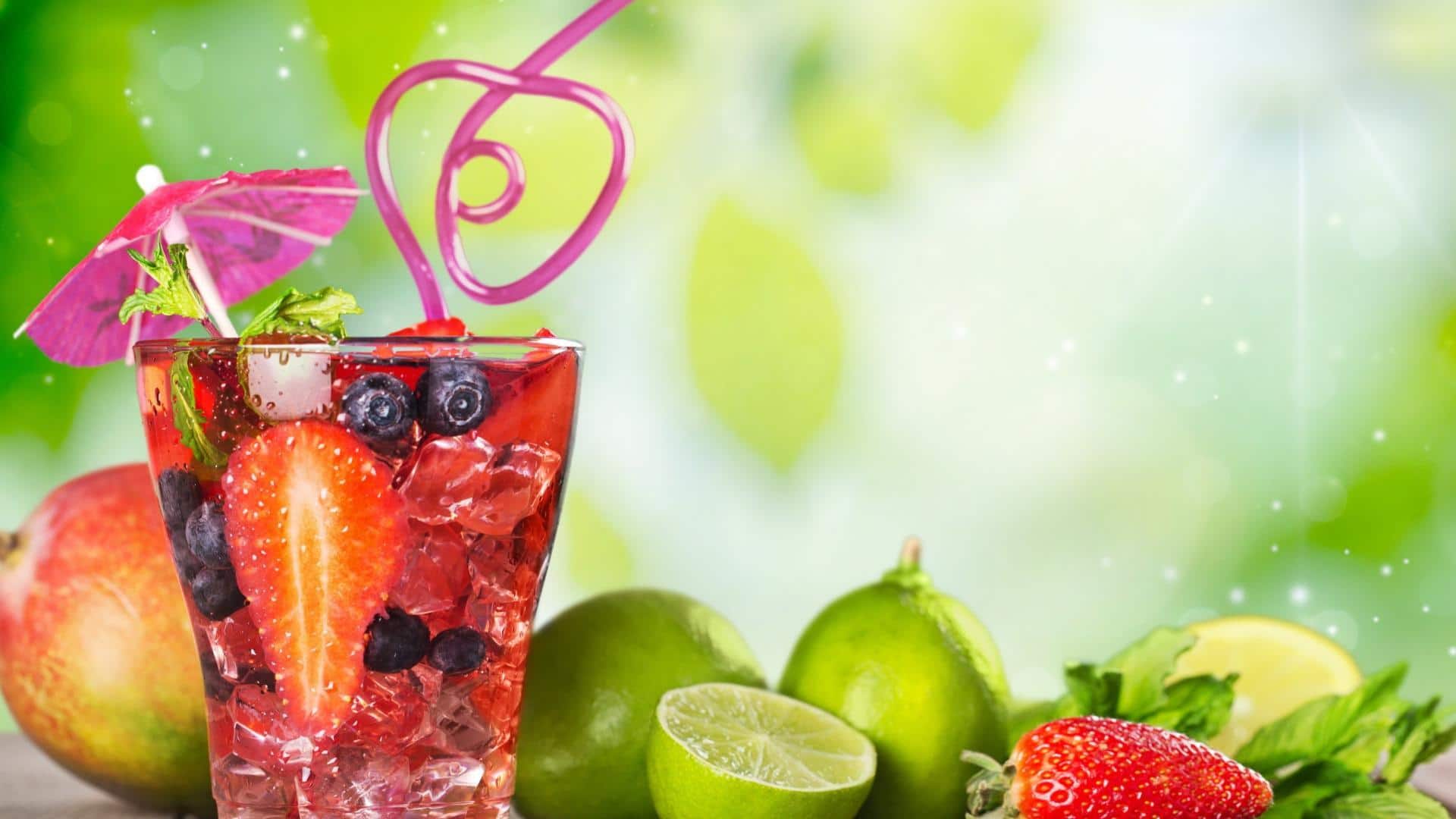 Kreasi koktail buah tanpa alkohol Kreasi koktail buah tanpa alkohol