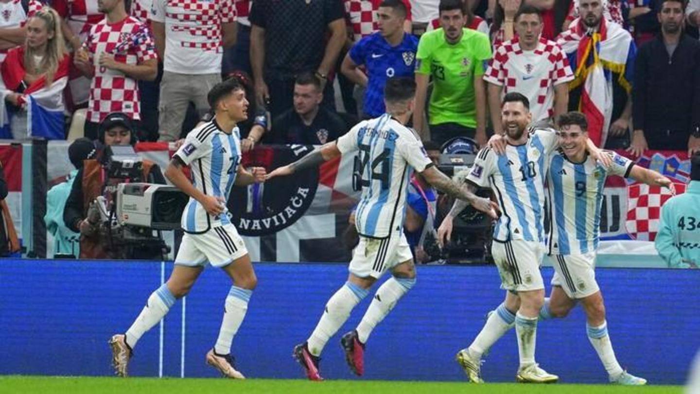 Piala Dunia FIFA 2022, Argentina kalahkan Kroasia untuk mencapai final: Statistik