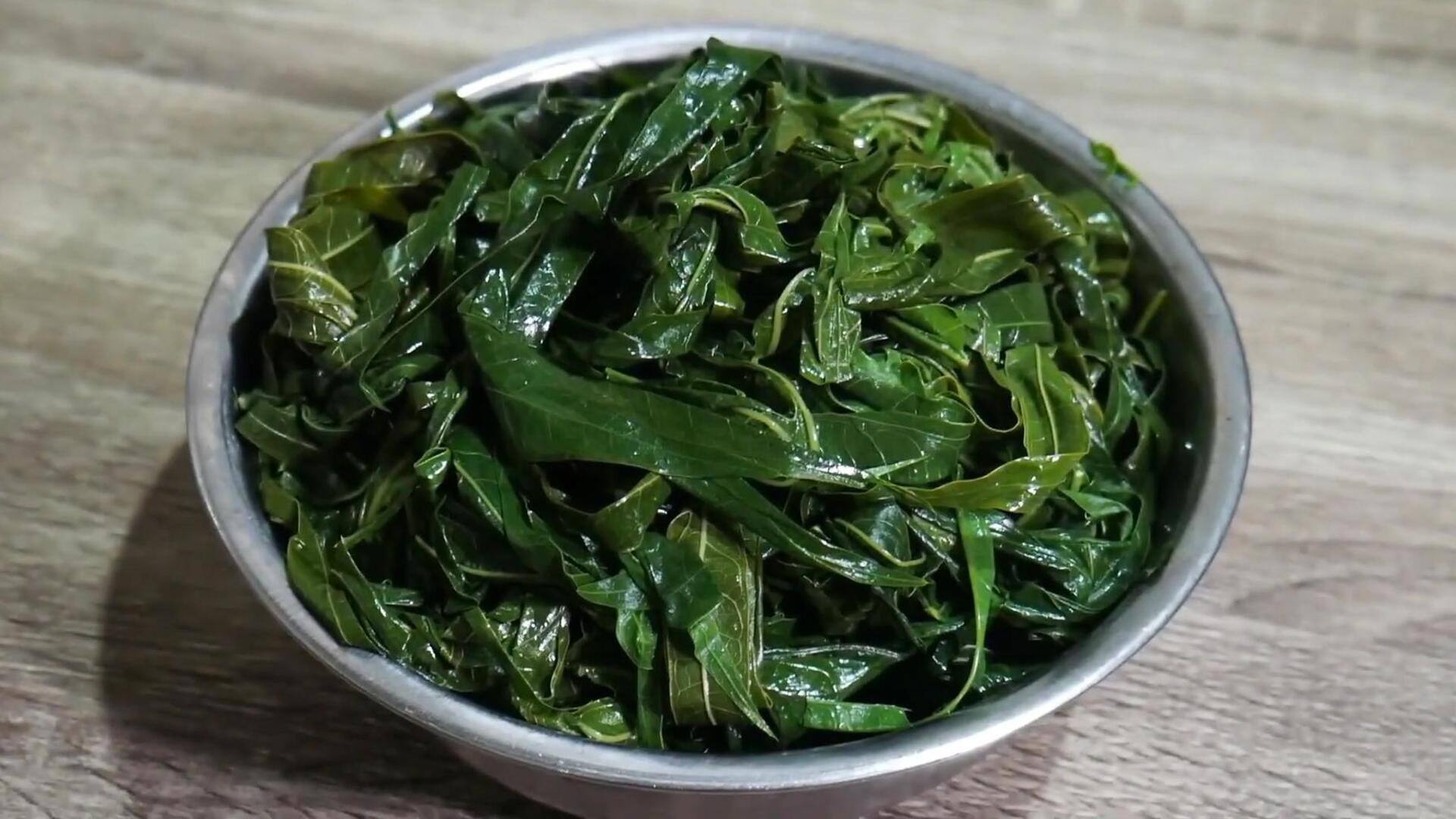 Variasi Salad Sunda dengan Herba yang Sudah Dimasak