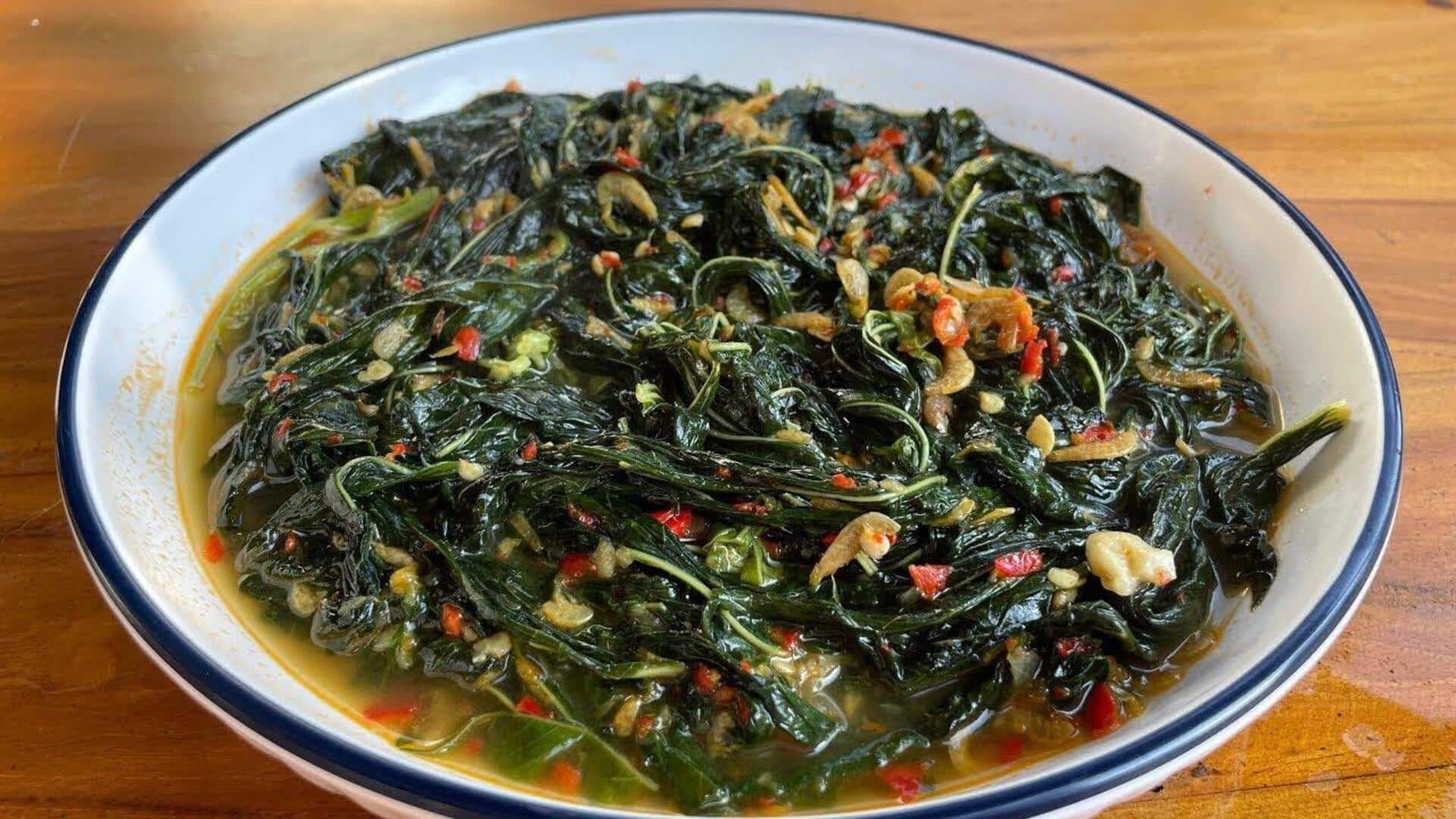 Menikmati Hidangan Unik Berbasis Daun Singkong dari Indonesia