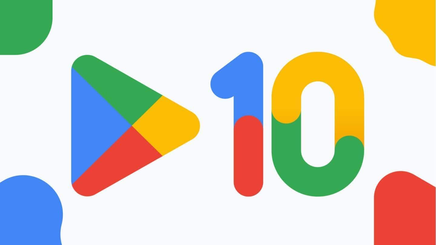 Google Play merayakan ulang tahunnya yang ke 10 dengan logo baru
