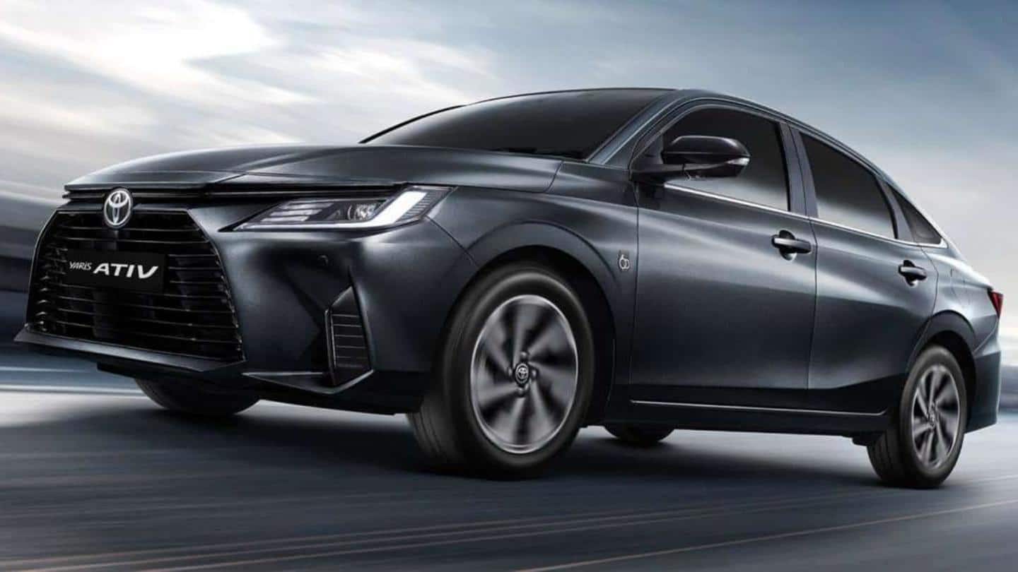 Sedan Toyota Yaris Ativ 2023 resmi diluncurkan dengan tampilan sporty