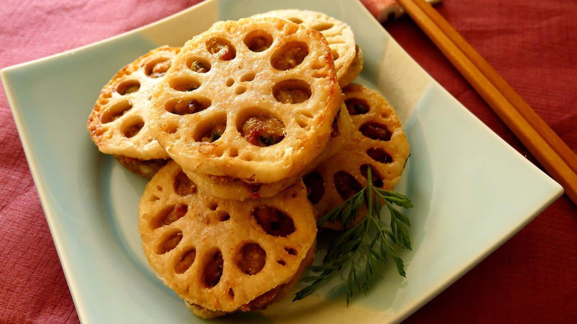 Menjelajahi Camilan Renyah dari Batang Teratai dari Indonesia