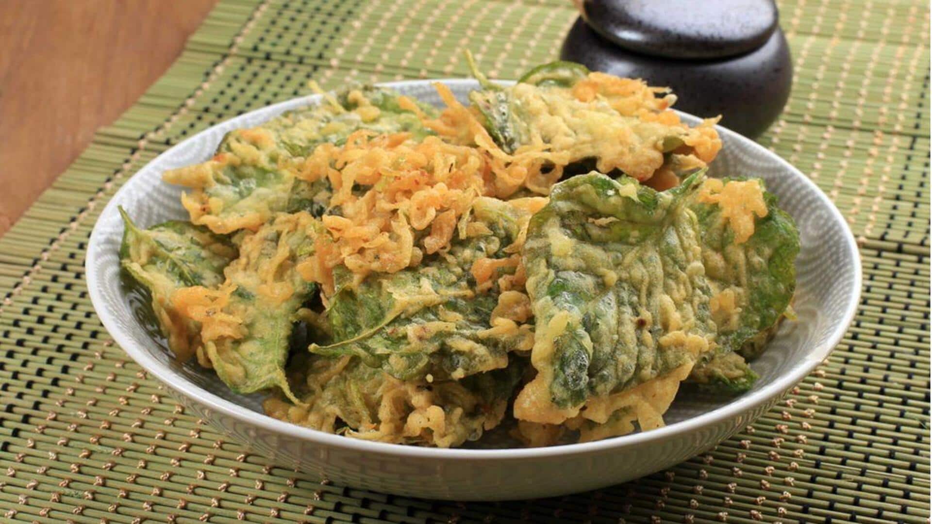 Camilan Renyah dari Daun Ubi Jalar untuk Para Vegetarian