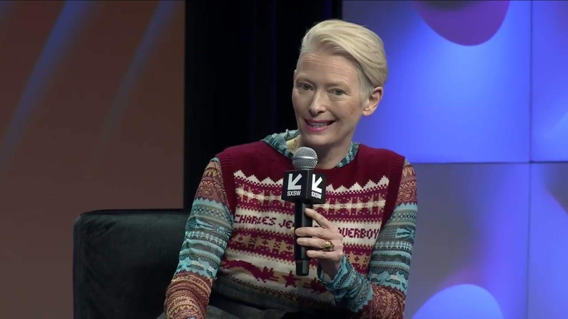 Momen mode ikonik Tilda Swinton Momen mode ikonik Tilda Swinton