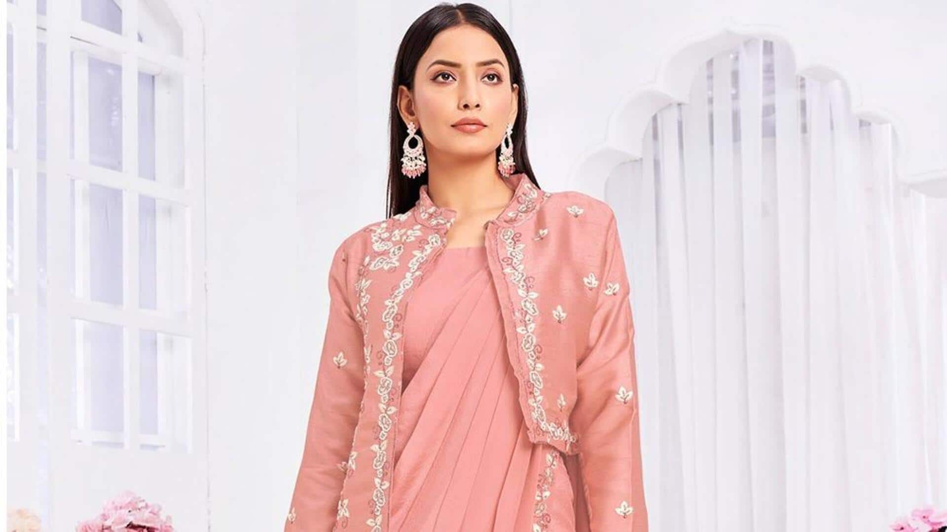 Gaya musim hujan: Teknik berlapis saree yang modis