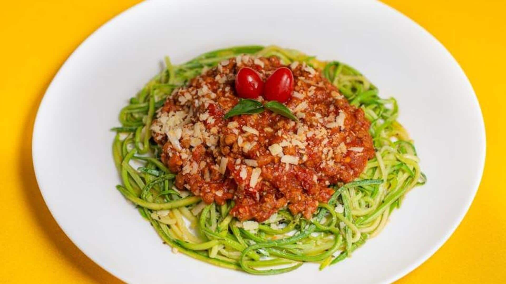 Nikmati kreasi pasta zucchini yang lezat ini 