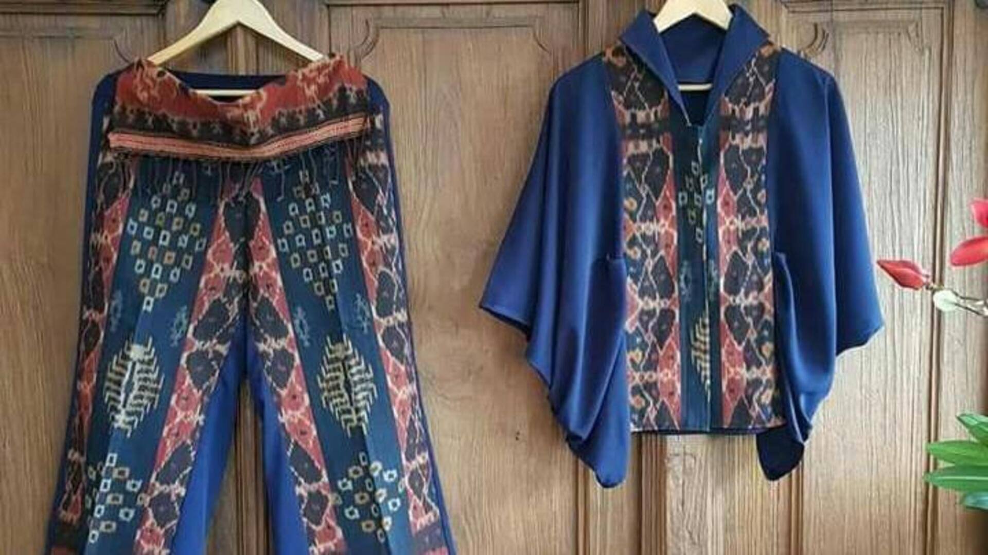 Kain tenun tradisional memengaruhi mode eklektik