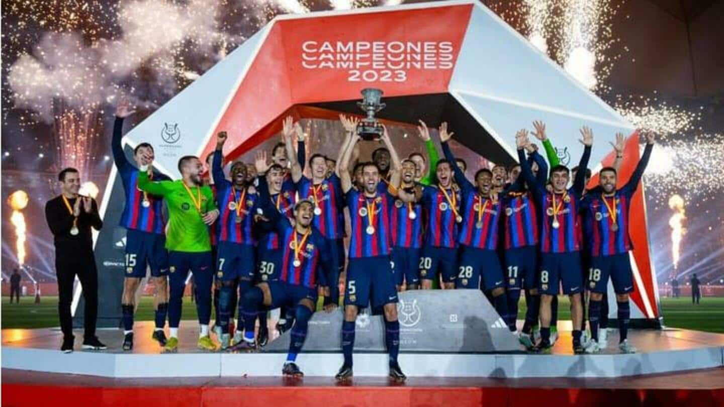 Barcelona mengalahkan Real Madrid untuk memenangkan Piala Super Spanyol: Statistik