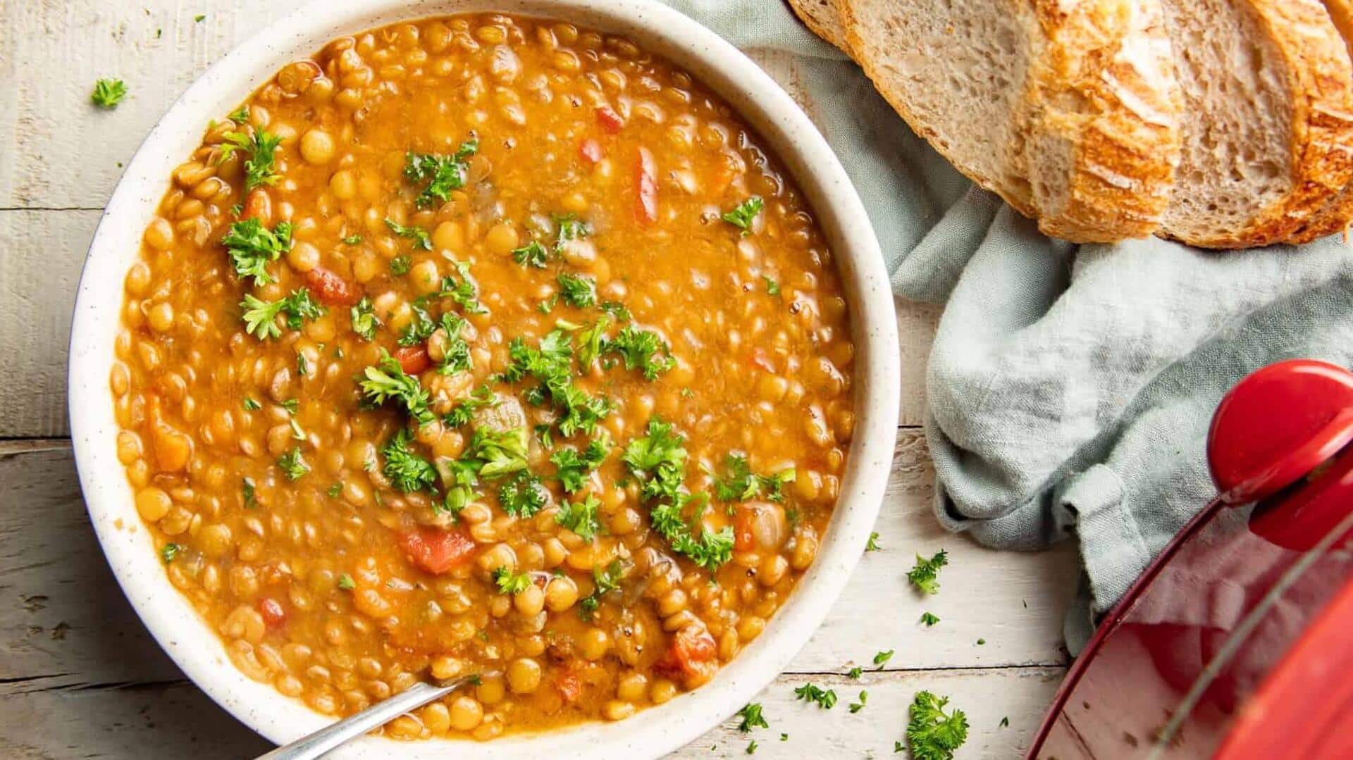 Tingkatkan Cita Rasa Sup Lentil dengan Campuran Rempah-Rempah Unik