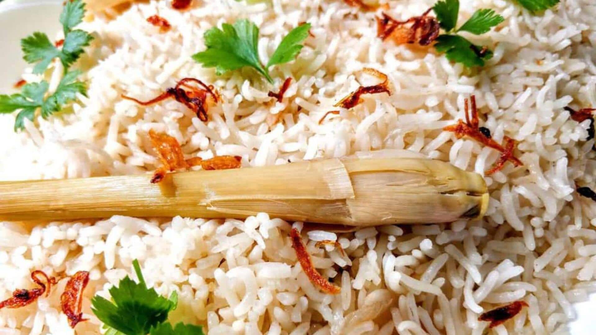 Menghidupkan Kembali Hidangan Nasi dengan Infusi Serai yang Segar