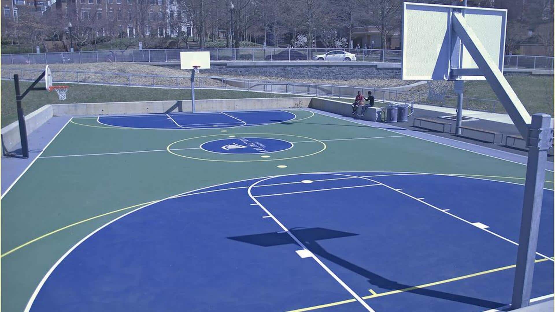 Mengapa lapangan basket memiliki garis berwarna berbeda Mengapa lapangan basket memiliki garis berwarna berbeda