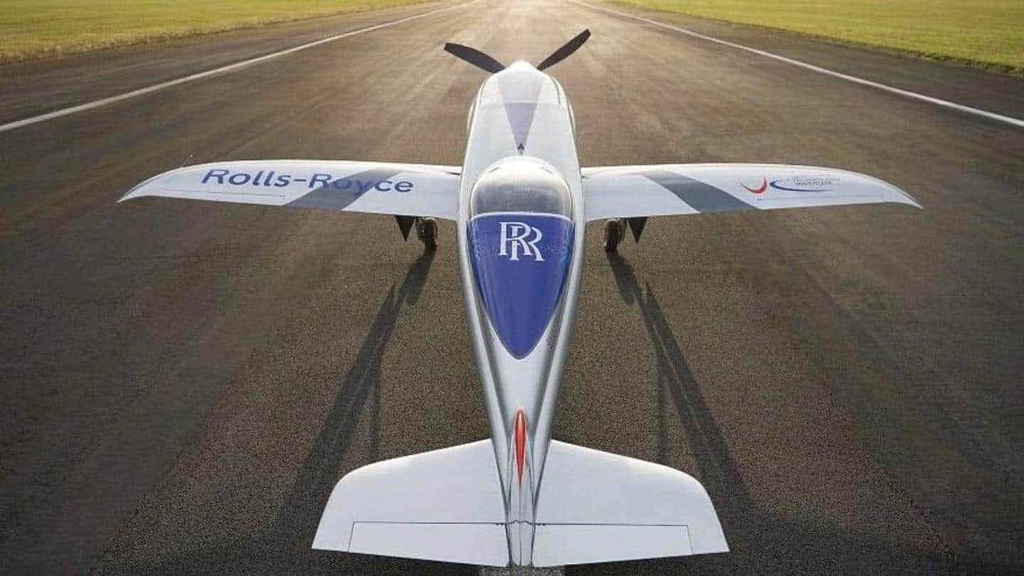 Rolls-Royce 'Spirit of Innovation' adalah pesawat listrik tercepat di dunia