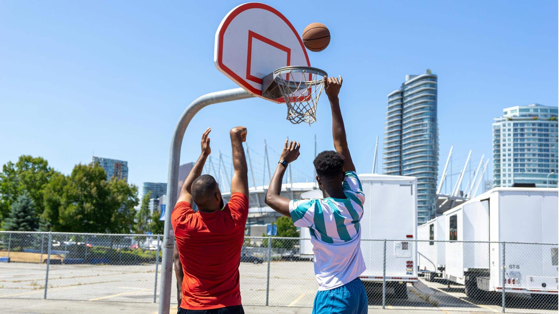 Pentingnya area kunci pada lapangan basket