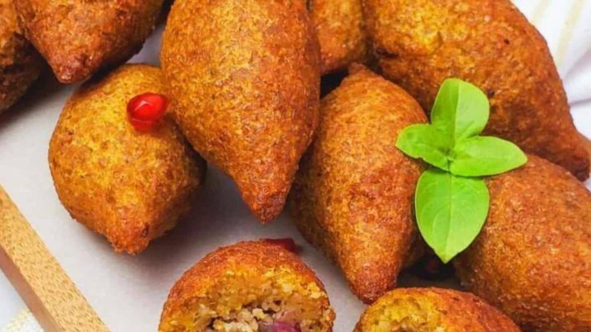 Membuat kibbeh labu Lebanon dengan resep mudah ini