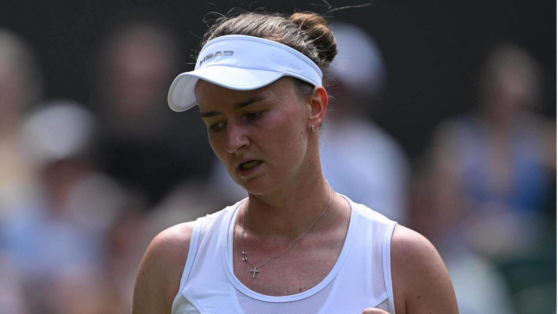 Wimbledon: Juara bertahan Barbora Krejcikova memenangkan babak pembuka dalam tiga set Wimbledon: Juara bertahan Barbora Krejcikova memenangkan babak pembuka dalam tiga set