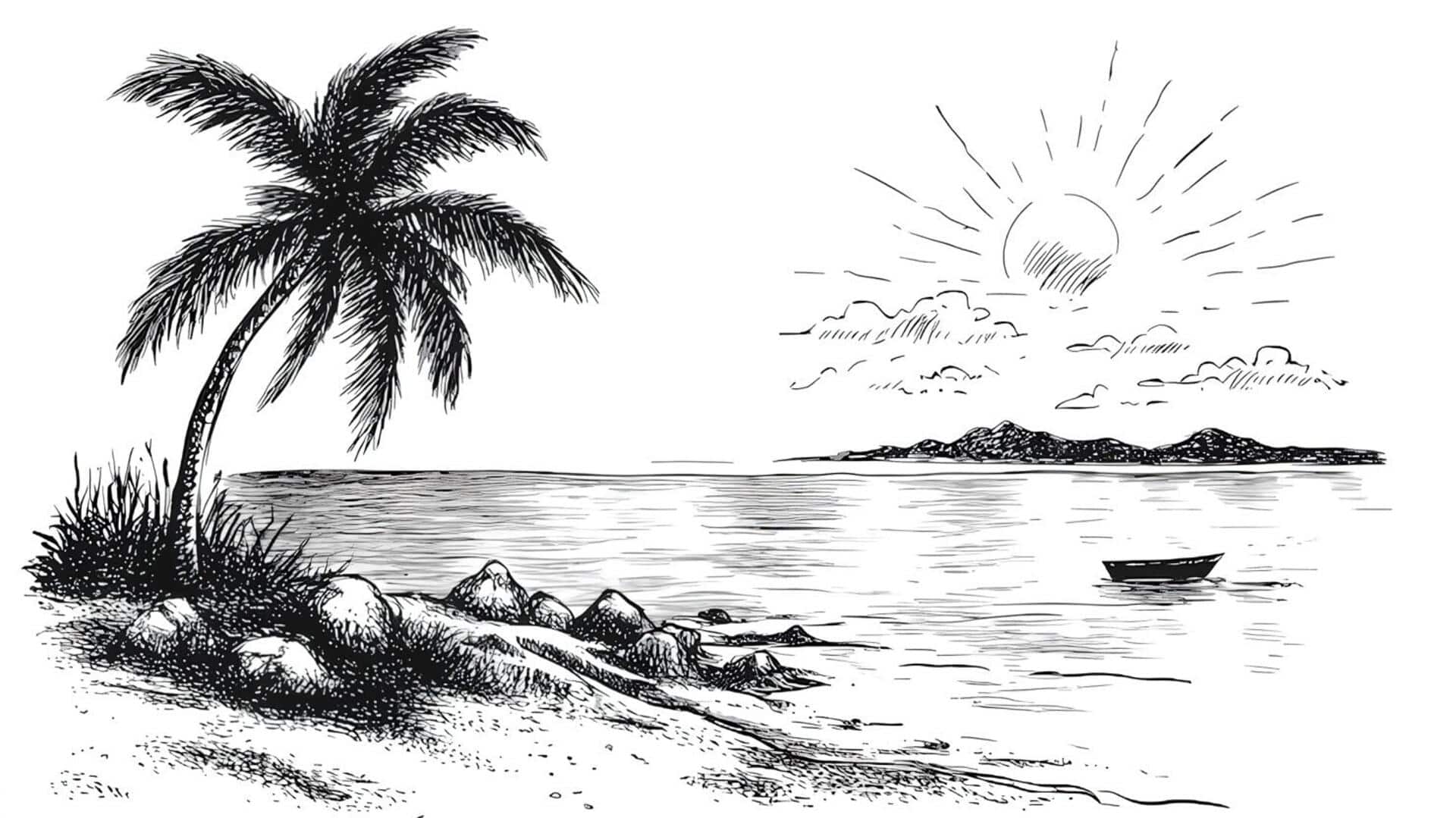 Sketsa Siluet: Memanfaatkan Matahari Terbit untuk Garis-Garis yang Menarik