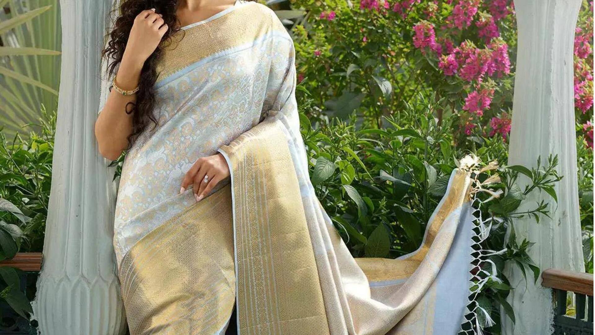 Gaya draping sari untuk elegansi India yang meriah