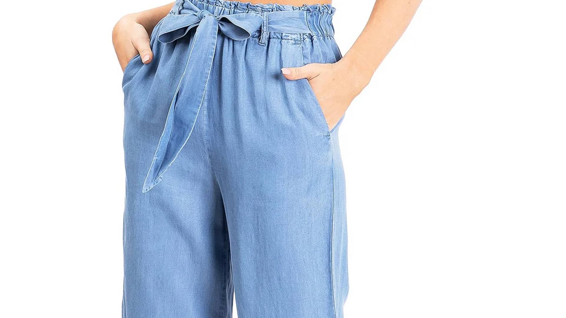 Lima cara memadukan kulot chambray untuk gaya musim semi India