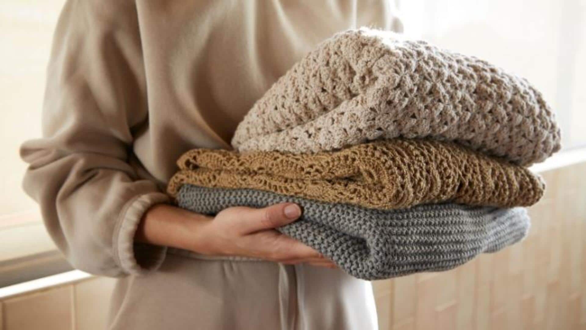 Lima cara memakai rajutan Trompe L'Oeil musim dingin ini