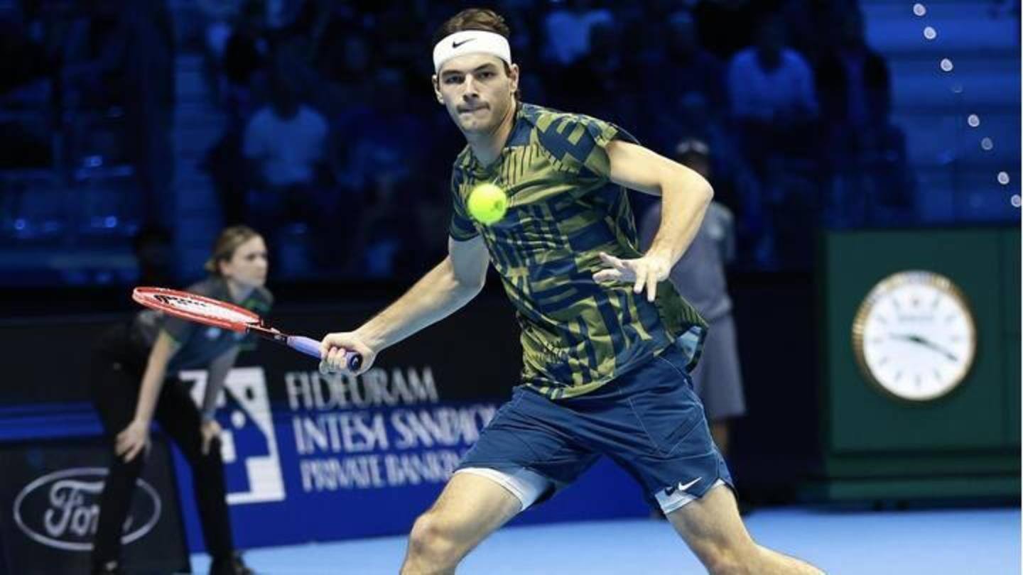 ATP Finals, Taylor Fritz mengalahkan Rafael Nadal: Statistik utama