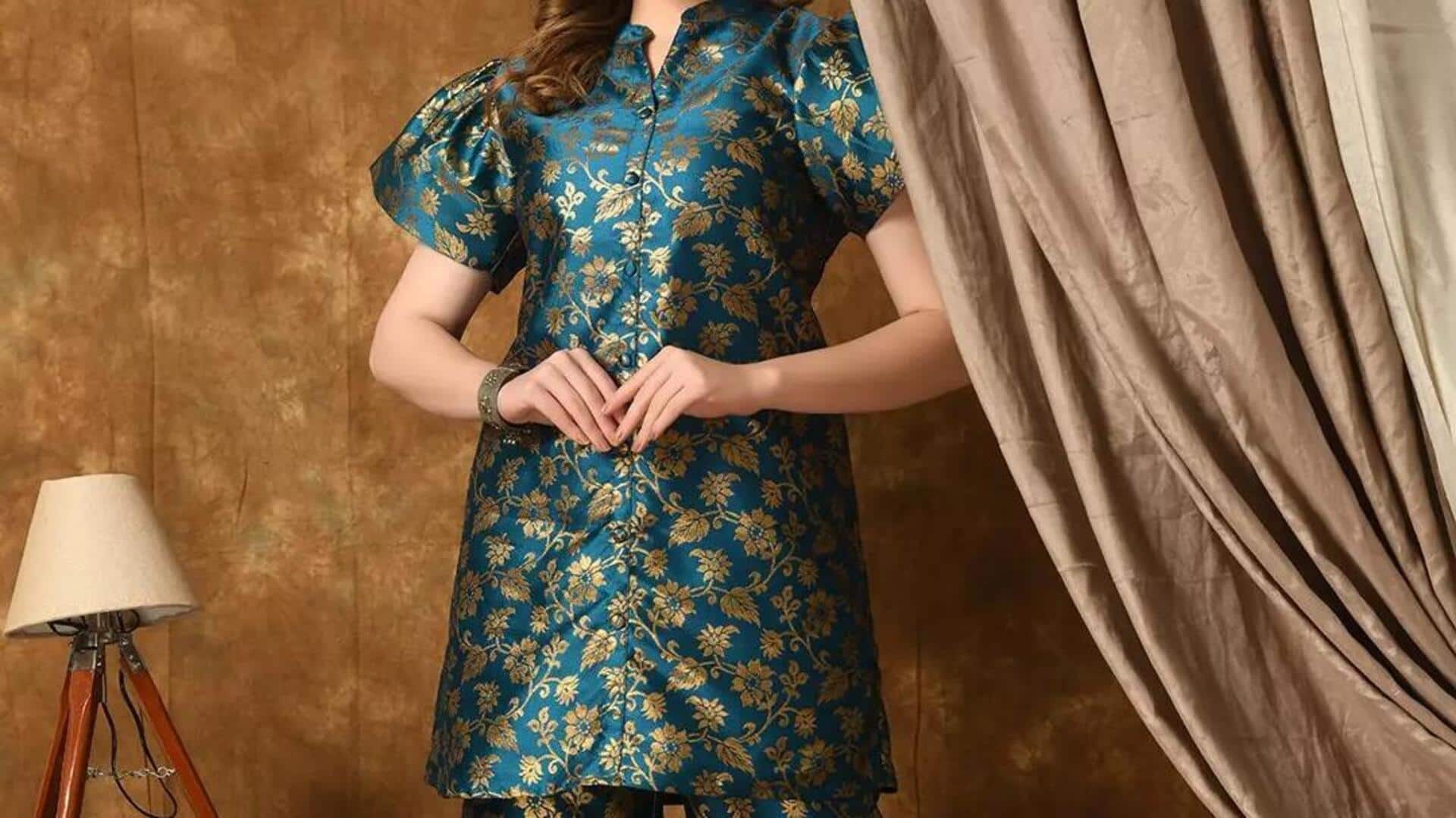 Keanggunan abadi brokat dalam busana India modern