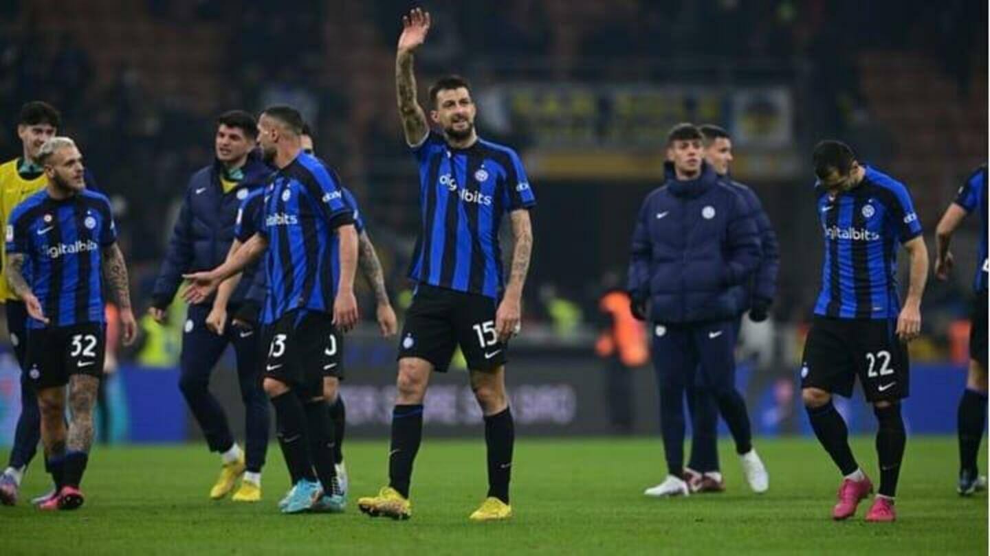 Inter Milan lolos ke semifinal Coppa Italia 2022-23: Statistik utama