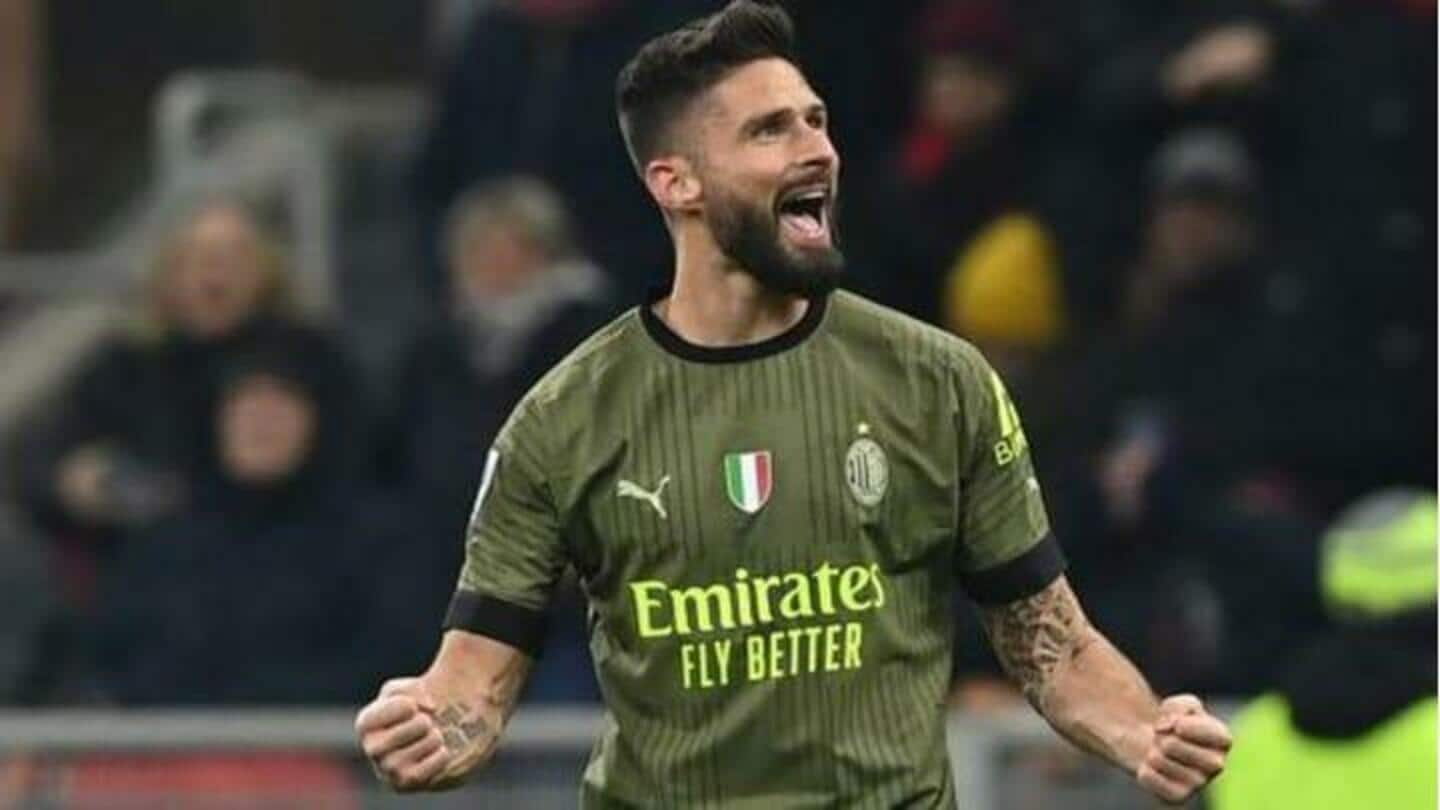 Serie A 2022-23, Giroud bantu Milan atasi Torino 1-0: Statistik