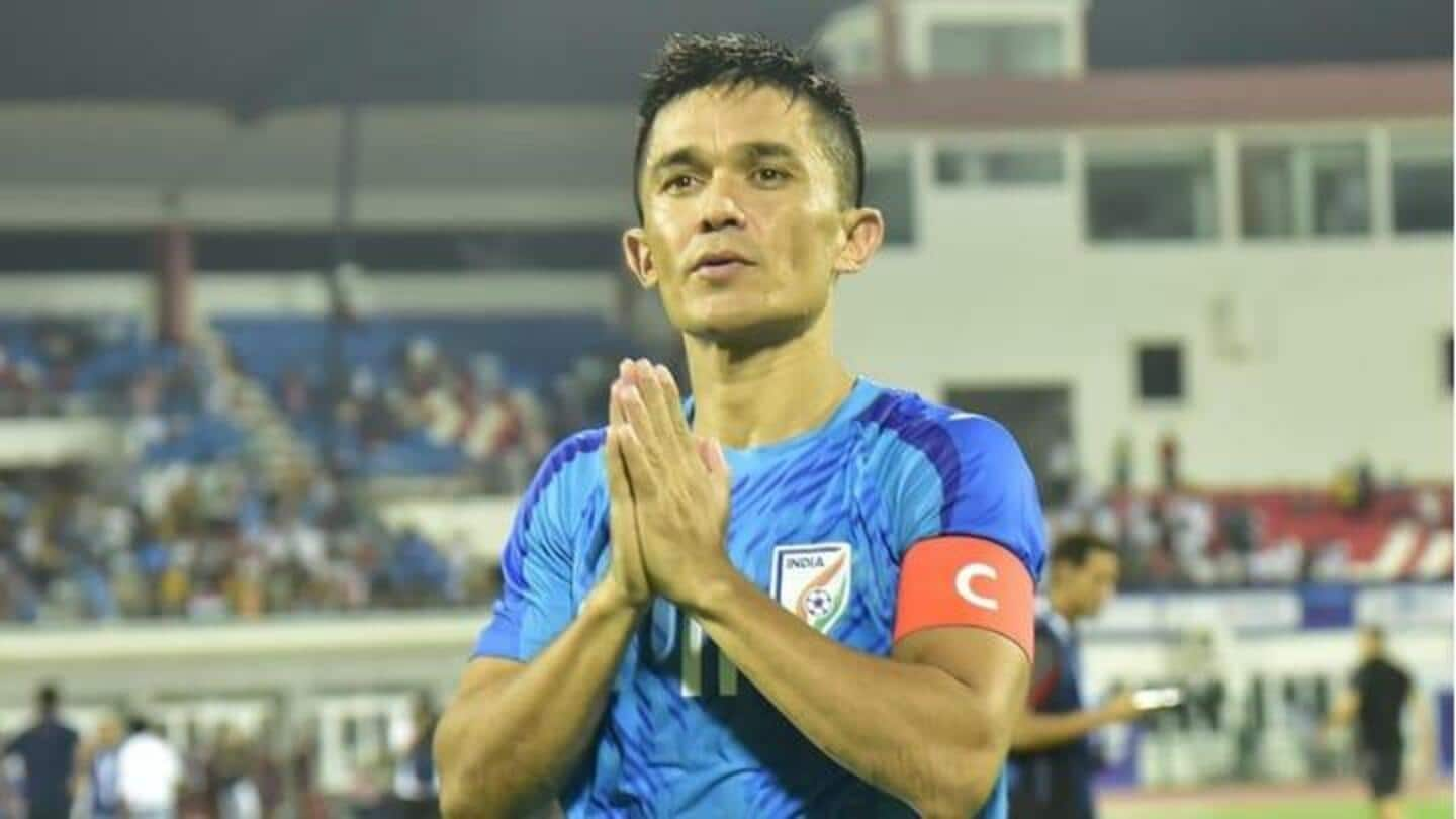 Sunil Chhetri menjadi pencetak gol terbanyak keempat dalam sepak bola internasional pria: Statistik