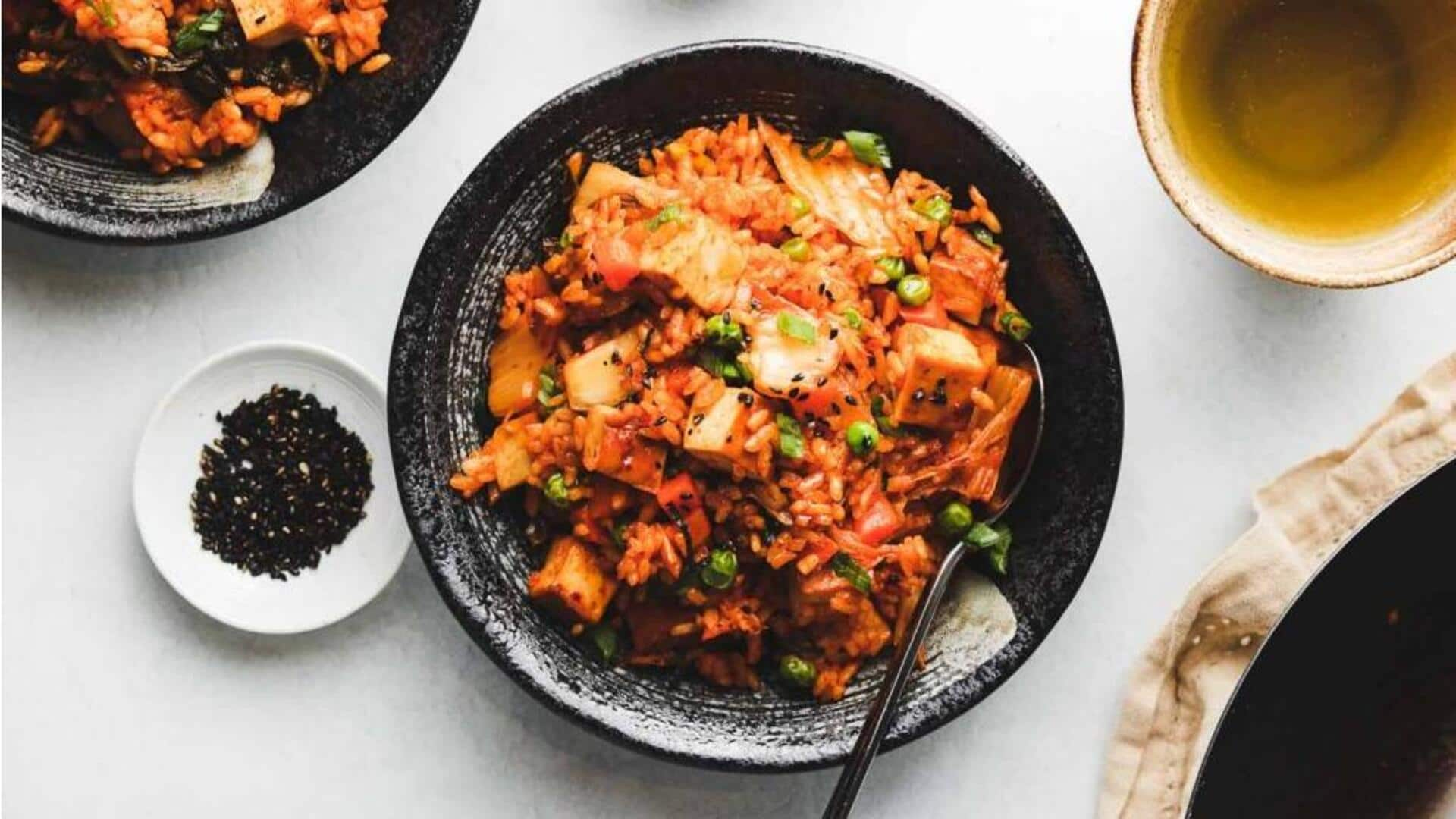 Resep Nasi Goreng Kimchi Ala Korea Tanpa Kandungan Telur