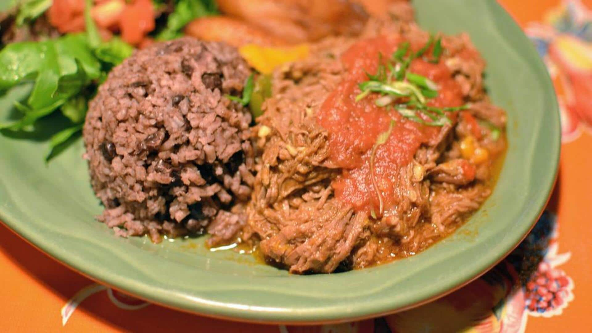 Ropa Vieja ala Kuba dengan Nangka: Panduan memasak yang mudah